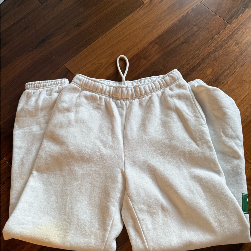 TNA White Cozy Sweatfleece Mega Jogger